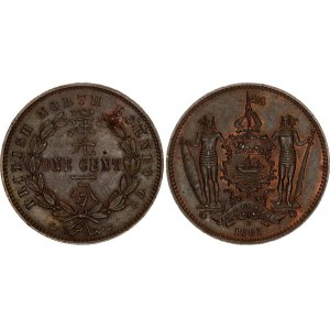 British North Borneo 1 Cent 1882 H