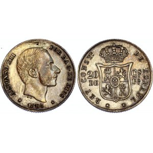 Philippines 20 Centimos de Peso 1885