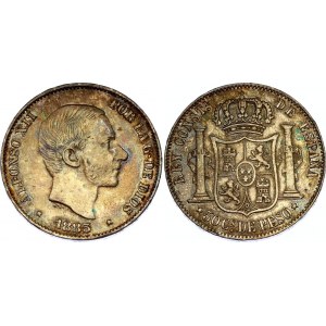 Philippines 50 Centimos de Peso 1883