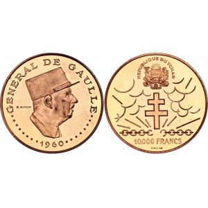 Chad 10000 Francs Essai 1970 (ND) Pattern