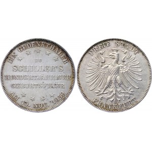 German States Frankfurt 1 Taler 1859