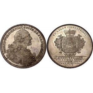 German States Furstenberg-Stuhlingen Ausbeutaler 1762 NGC MS 64