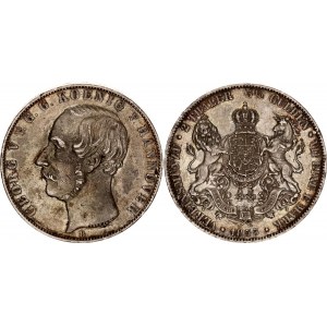 German States Hannover 3-1/2 Gulden - 2 Taler 1855 B