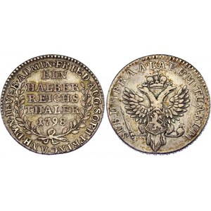 German States Jever 1/2 Reichstaler 1798