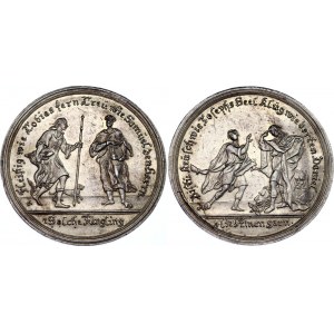 German States Nürnberg Silver Medal Human Virtues around 1700 (ND)