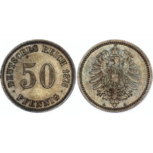 Germany - Empire 50 Pfennig 1876 A