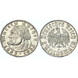 Germany - Weimar Republic 2 Reichsmark 1933 D
