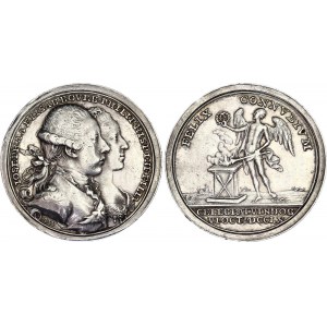 Austria Silver Medal Wedding of Joseph II & Isabella of Parma 1760