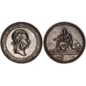 Austria Silver Medal The Opening of the Suez Canal 1869