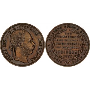 Austria Pribram AE Gulden 1875 PCGS AU Details