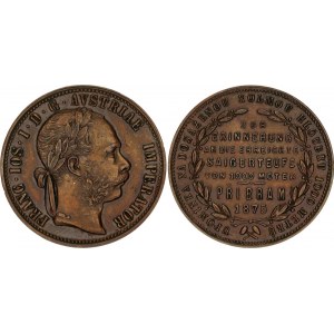 Austria Pribram AE Gulden 1875 PCGS AU Details