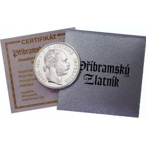Austria Pribram Gulden 1875 (2021) Restrike in Silver