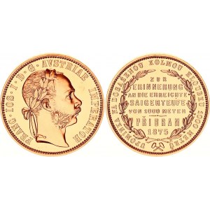 Austria Pribram Gulden 1875 (2021) Restrike in Copper