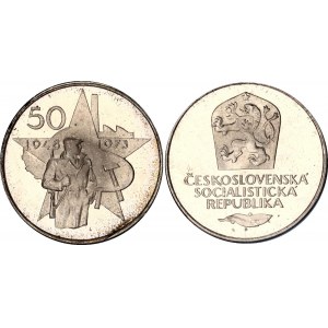 Czechoslovakia 50 Korun 1973 Unor Proof