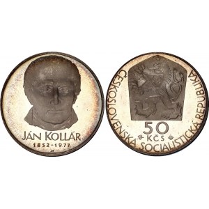 Czechoslovakia 50 Korun 1977 Jan Kollar Proof