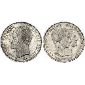 Belgium 5 Francs 1853