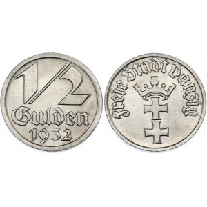 Danzig 1/2 Gulden 1932