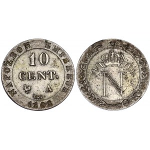 France 10 Centimes 1808 A