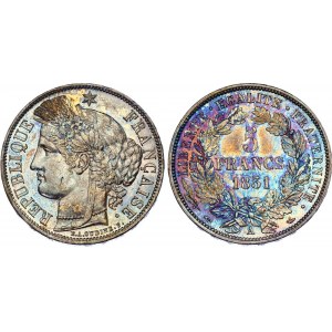 France 5 Francs 1851 A