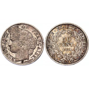 France 50 Centimes 1851 A