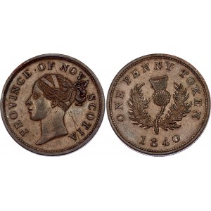 Canada Nova Scotia 1 Penny 1840