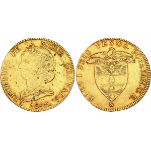 Colombia 16 Pesos 1846 UE