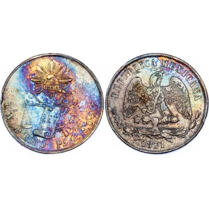 Mexico 1 Peso 1871 Pi O