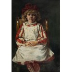 Józef Męcina-Krzesz (1816 Kraków-1934 Poznań), Portret dziewczynki