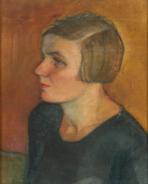 Romuald Smorczewski (1901 Warszawa-1962), Portret kobiety, ok. 1930 r.