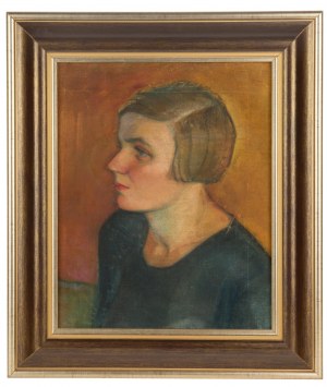 Romuald Smorczewski (1901 Warszawa-1962), Portret kobiety, ok. 1930 r.