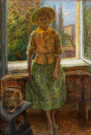 Zofia Rudzka (1894-1976), W oknie, przed 1963 r.