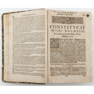 KONSTYTUCJE SEJMOWE 1586-1620