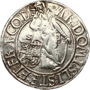 Austria Schlick 1 Joachimsthaler (1519-1523) Louis I Jagellon(1516-1526). Obverse...