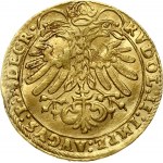 Austria Salzburg 2 Ducat 1583 Johann Jakob Khuen von Belasi (1560-1586). Obverse: Standing figure of Saint Rupert...