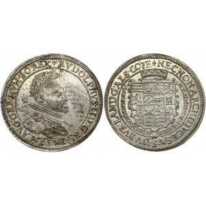 Austria 1 Thaler 1607 Ensisheim. Rudolf II (1576-1612). Obverse: Bust to the right with date. Lettering...