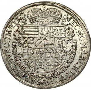 Austria 1 Thaler 1610 Hall. Rudolf II (1576-1612). Obverse: Bust in ornamented armour in an inner circle...