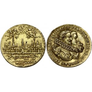 Austria Medal 1628 Ferdinand II and Eleonora Gonzaga Vienna. Ferdinand II (1578-1619-1637) and Eleonora Gonzaga (1598...