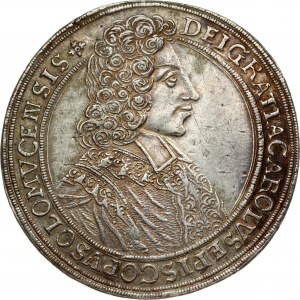Austria Olmutz 1 Thaler 1704 Charles III Joseph of Lorraine (1695-1711). Obverse: Bust right of Karl III...