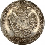 Austria 1 Thaler 1716 Hall. Charles VI (1711-1740). Obverse: Armored bust facing right without inner circle...