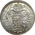 Austria 1 Thaler 1737 Hall. Charles VI (1711-1740). Obverse: Portrait right; the bottom of the bust touches the rim...