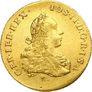Austria 2 Ducat 1774 E H-G Karlsburg. Joseph II(1765-1790). Obverse: Laureate portrait facing right...