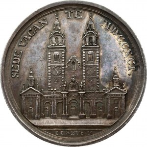 Austria Brixen Bishopric Medal Sede Vacante 1791. Struck upon the death of Bishop Joseph Philipp. Obverse...