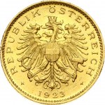 Austria 20 Kronen 1923 Obverse: Eagle of the new Austrian arms, date below. Lettering: REPUBLIK ÖSTERREICH 1923...