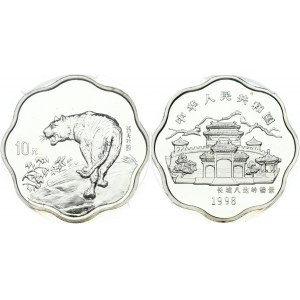 China 500 Yuan 2007 Panda. Obverse: Temple of Heaven. Reverse: Two pandas. Gold (0.999) 31.10g. KM 1713...