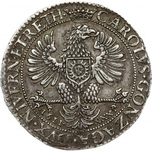 France ARDENNES - PRINCIPALITY OF ARCHES-CHARLEVILLE 30 Sols 1611. Karl Gonzaga (1601-1637). Obverse: Spread eagle...