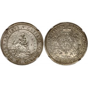 Germany BAVARIA 1 Thaler 1625 Maximilian I(1623-1651). Obverse: Crowned oval shield of 4...