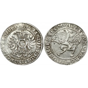 Germany Rostock 1 Thaler 1633 Obverse: Crowned imperial eagle; date divided by crown. Obverse Legend: FERDINAND. II. D...