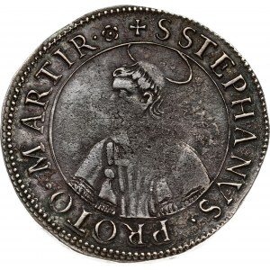 Germany METZ 1 Thaler 1650 Obverse: City arms with scalloped sides in ornamented frame; date. Obverse Legend...