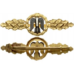 Germany Third Reich Front Flight Clasp for Fighter Pilots in gold (20th Century)...