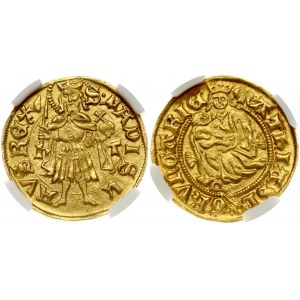 Hungary 1 Goldgulden (1458-1490) h - T. Matthias Corvinus (1457-1490). Obverse...